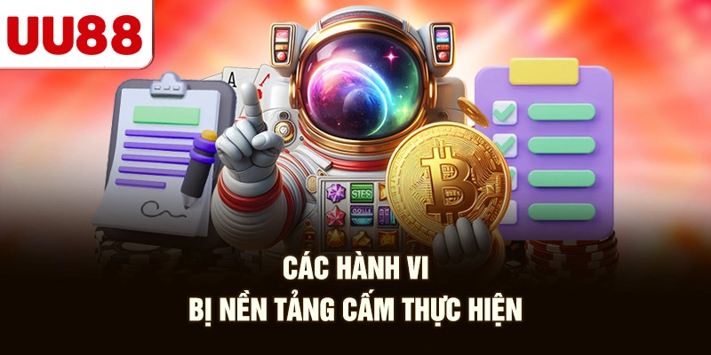 Các Hành Vi Bị Nền Tảng Cấm Thực Hiện